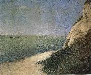 Georges Seurat Impression Figure of Landscape oil